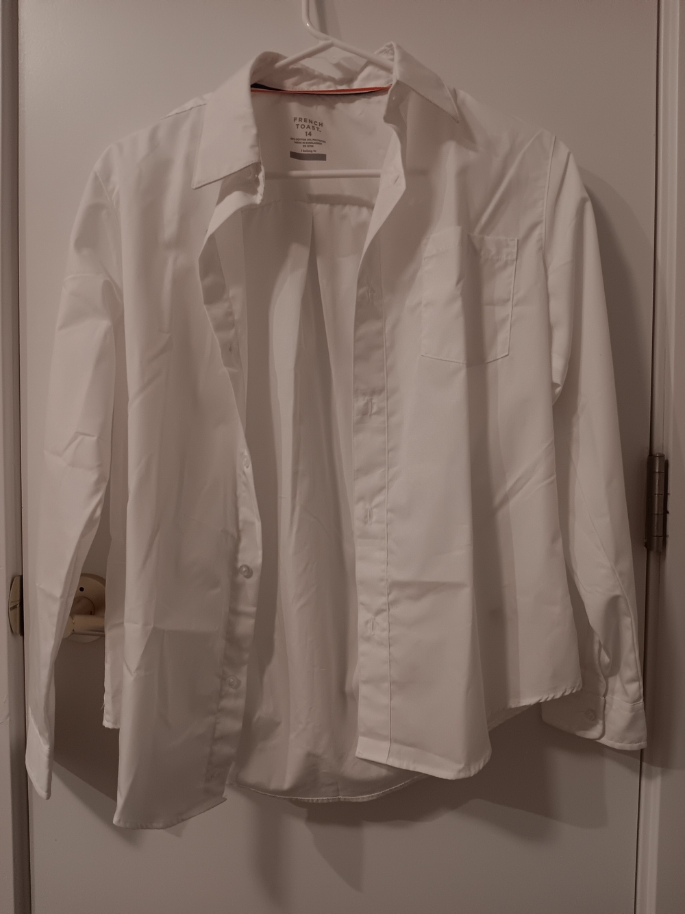 French Toast White Boy's Long-Sleeve Dress Shirt